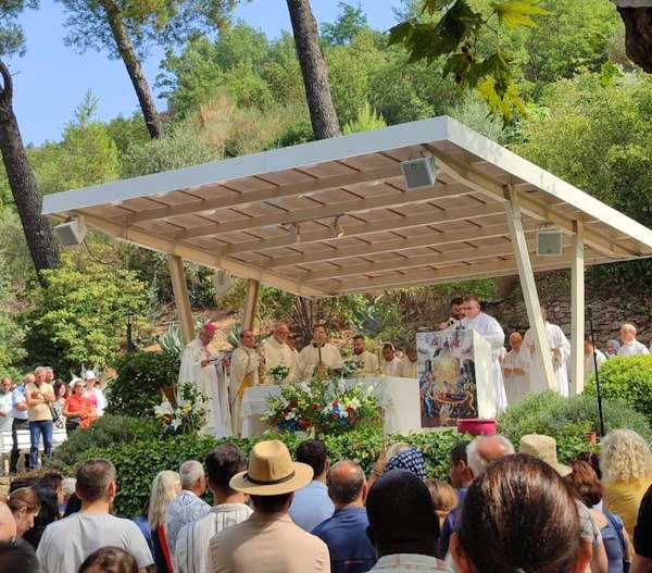 Assumption service on 15 August at the House of Virgin Mary